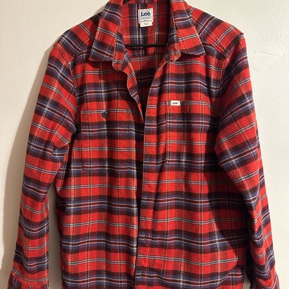 MEN'S RELAXED FIT WORKWEAR PLAID OVERSHIRT - Picture 5 of 5